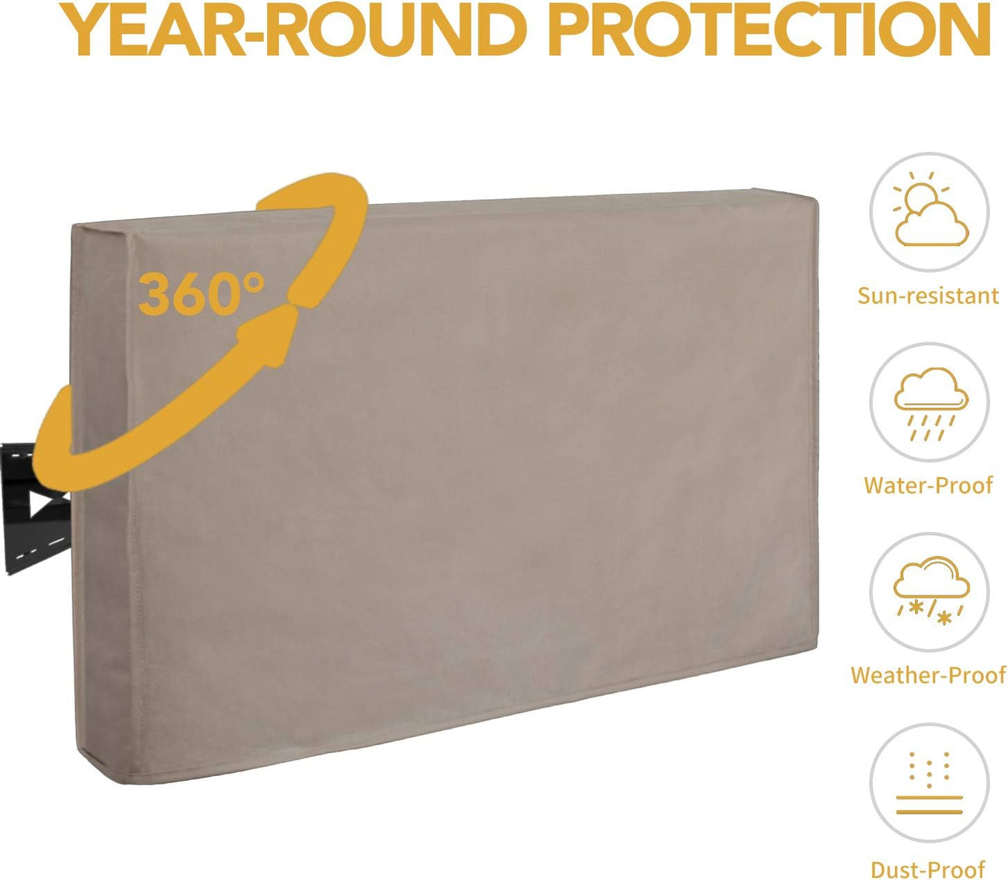 Easy-Going Waterproof Outdoor TV Cover for 40 to 42 Inches