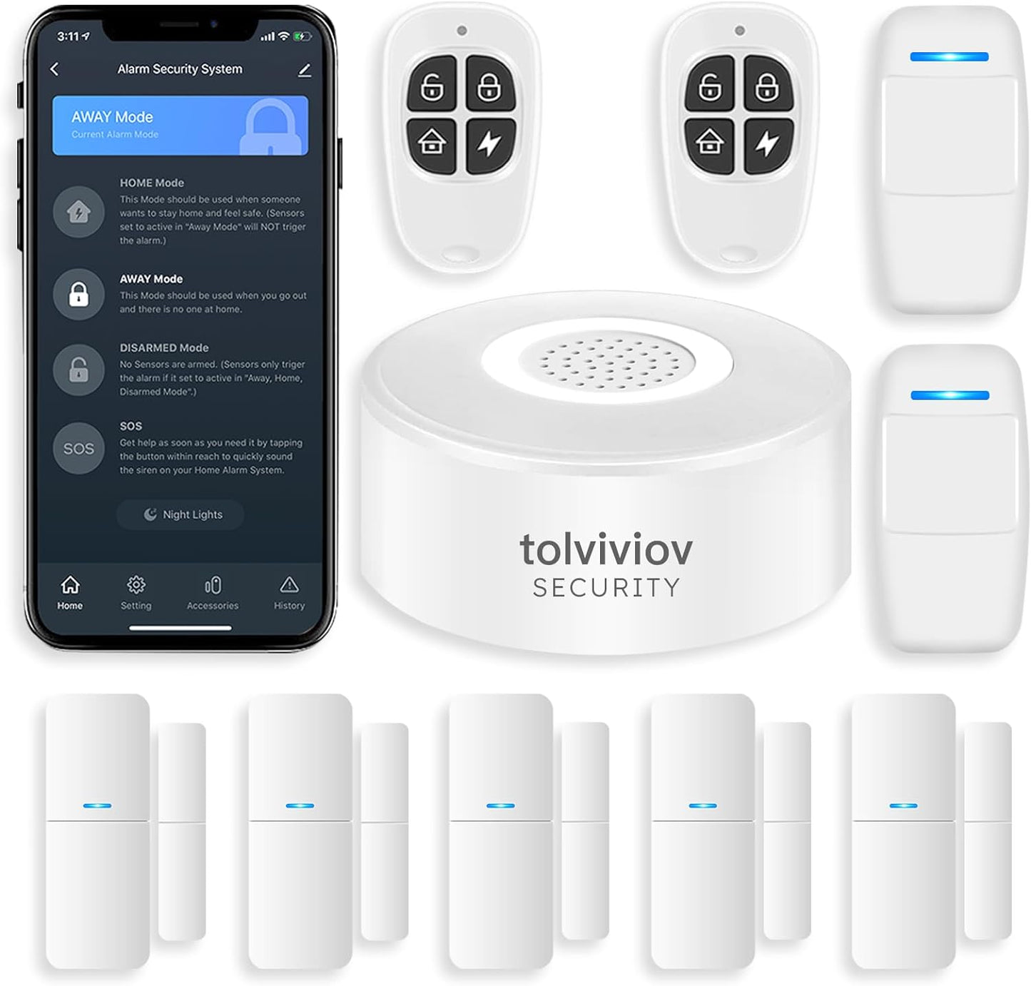 Tolviviov Smart Home Security System