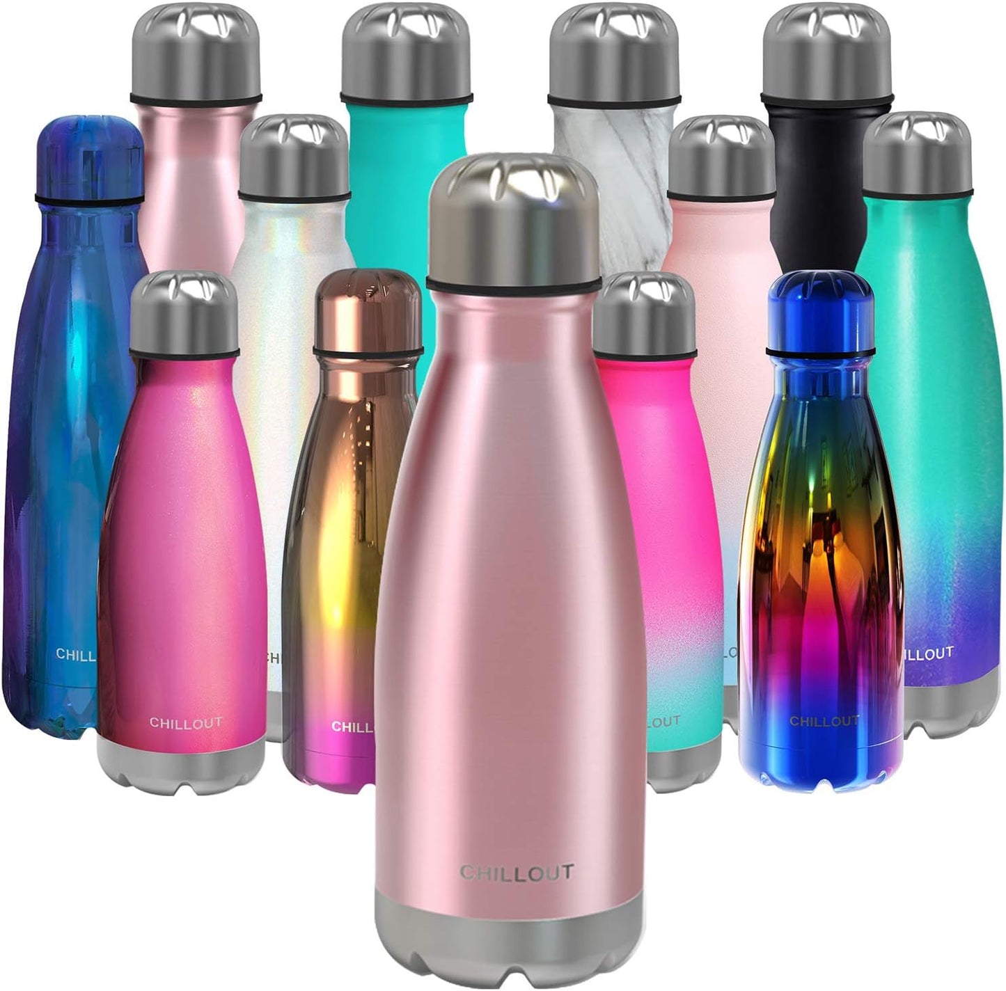 CHILLOUT LIFE Insulated Stainless Steel Water Bottle