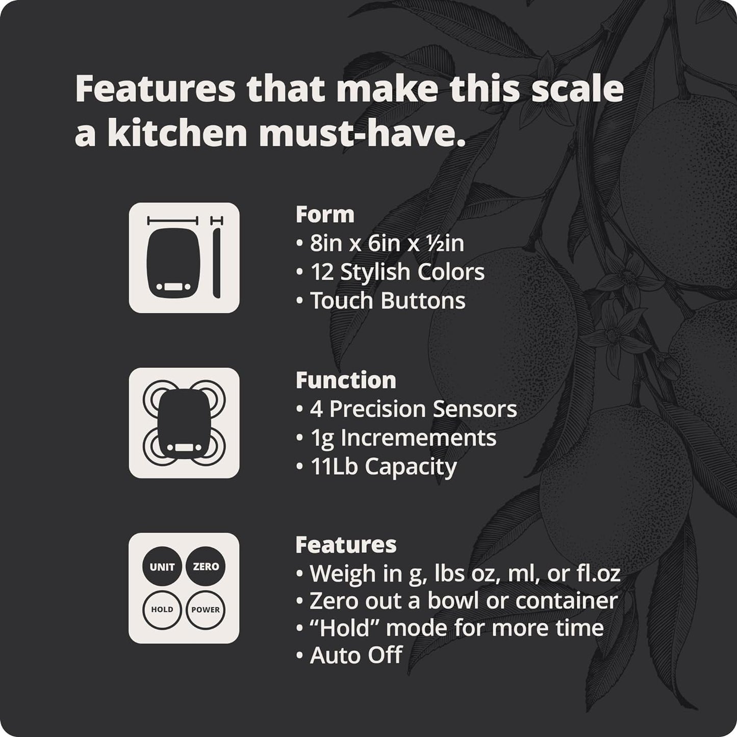 Greater Goods Digital Kitchen Scale