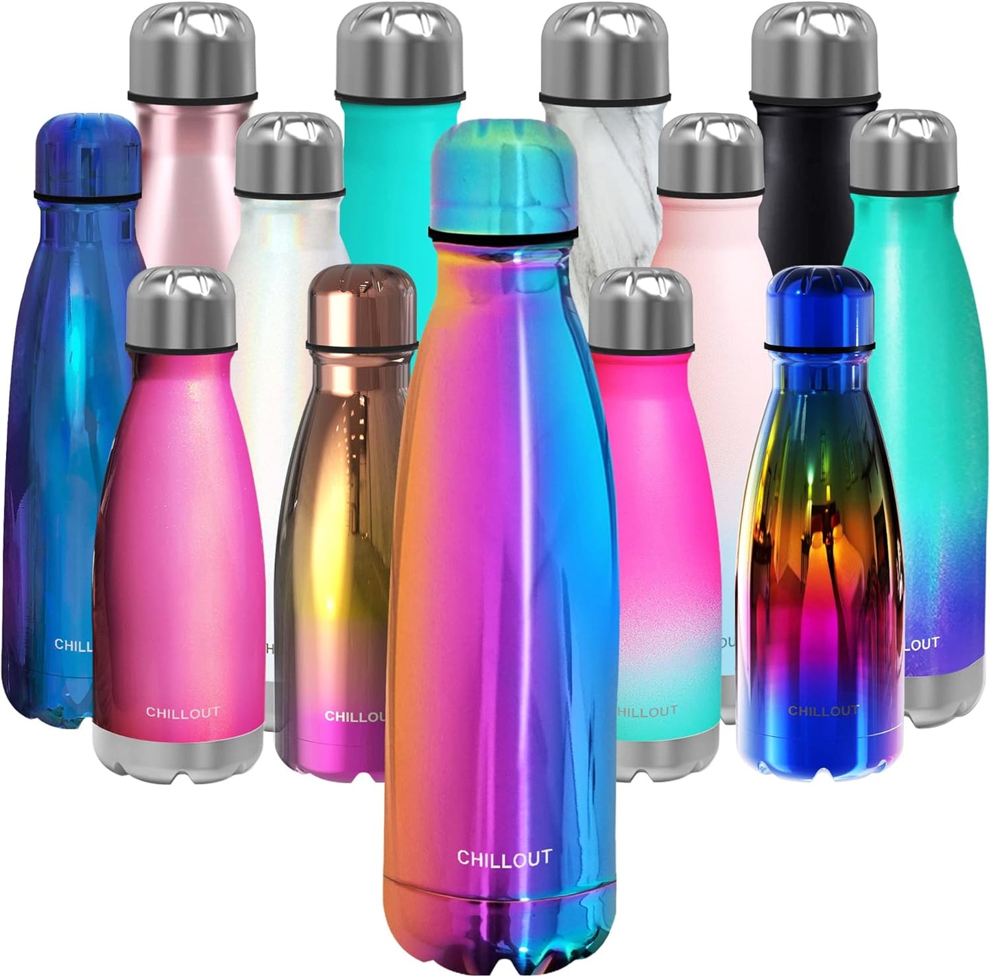 CHILLOUT LIFE Insulated Stainless Steel Water Bottle