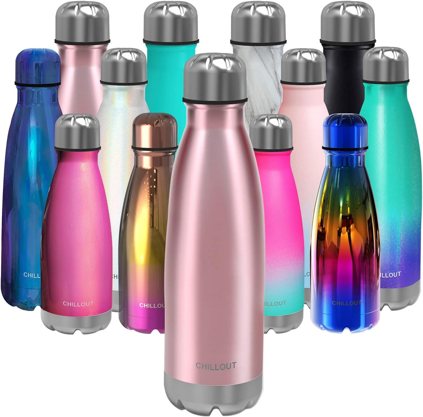 CHILLOUT LIFE Insulated Stainless Steel Water Bottle