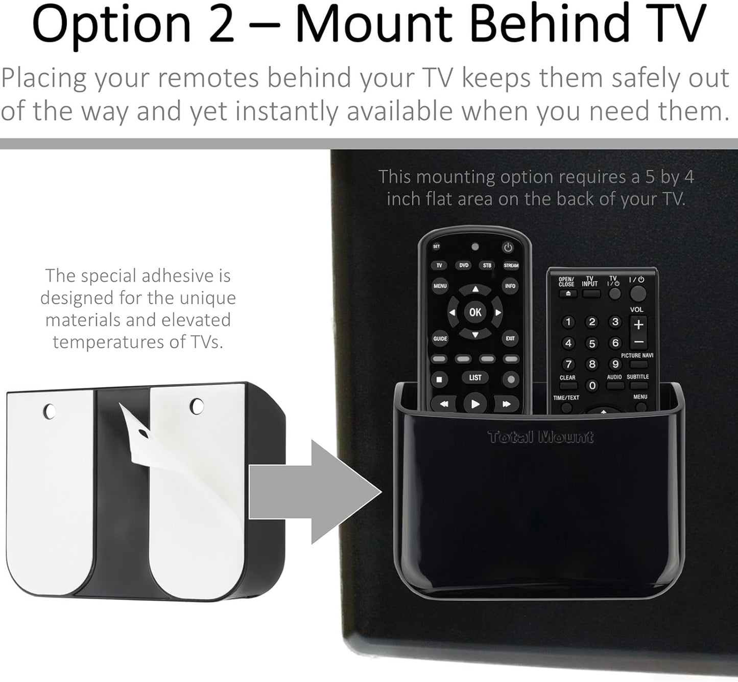 TotalMount Remote Control Holder