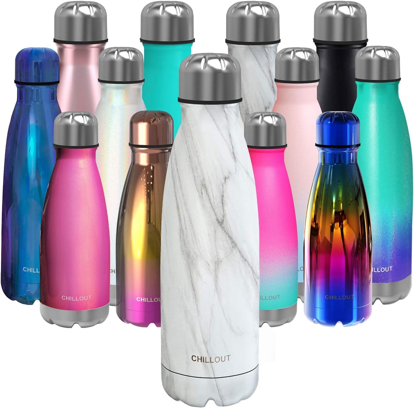 CHILLOUT LIFE Insulated Stainless Steel Water Bottle