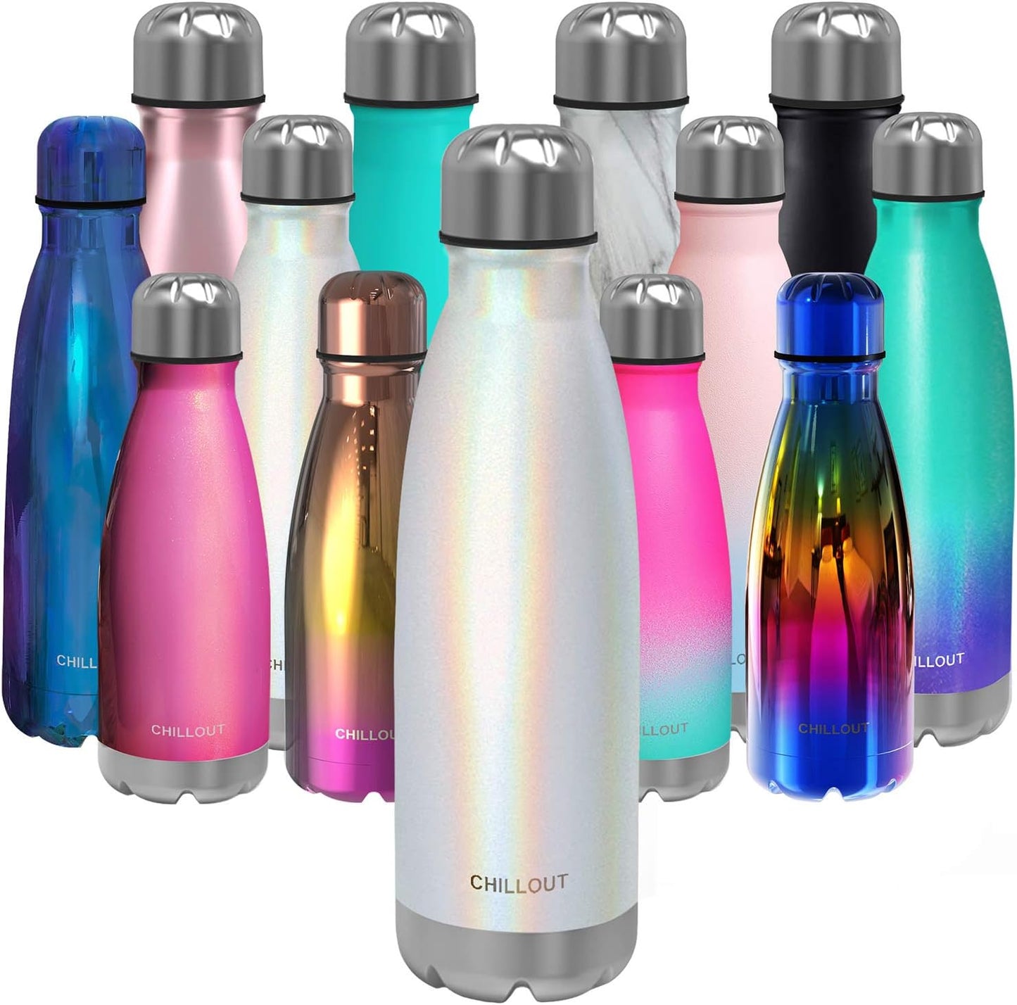 CHILLOUT LIFE Insulated Stainless Steel Water Bottle