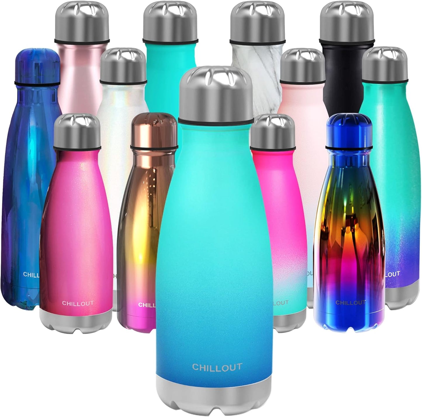 CHILLOUT LIFE Insulated Stainless Steel Water Bottle