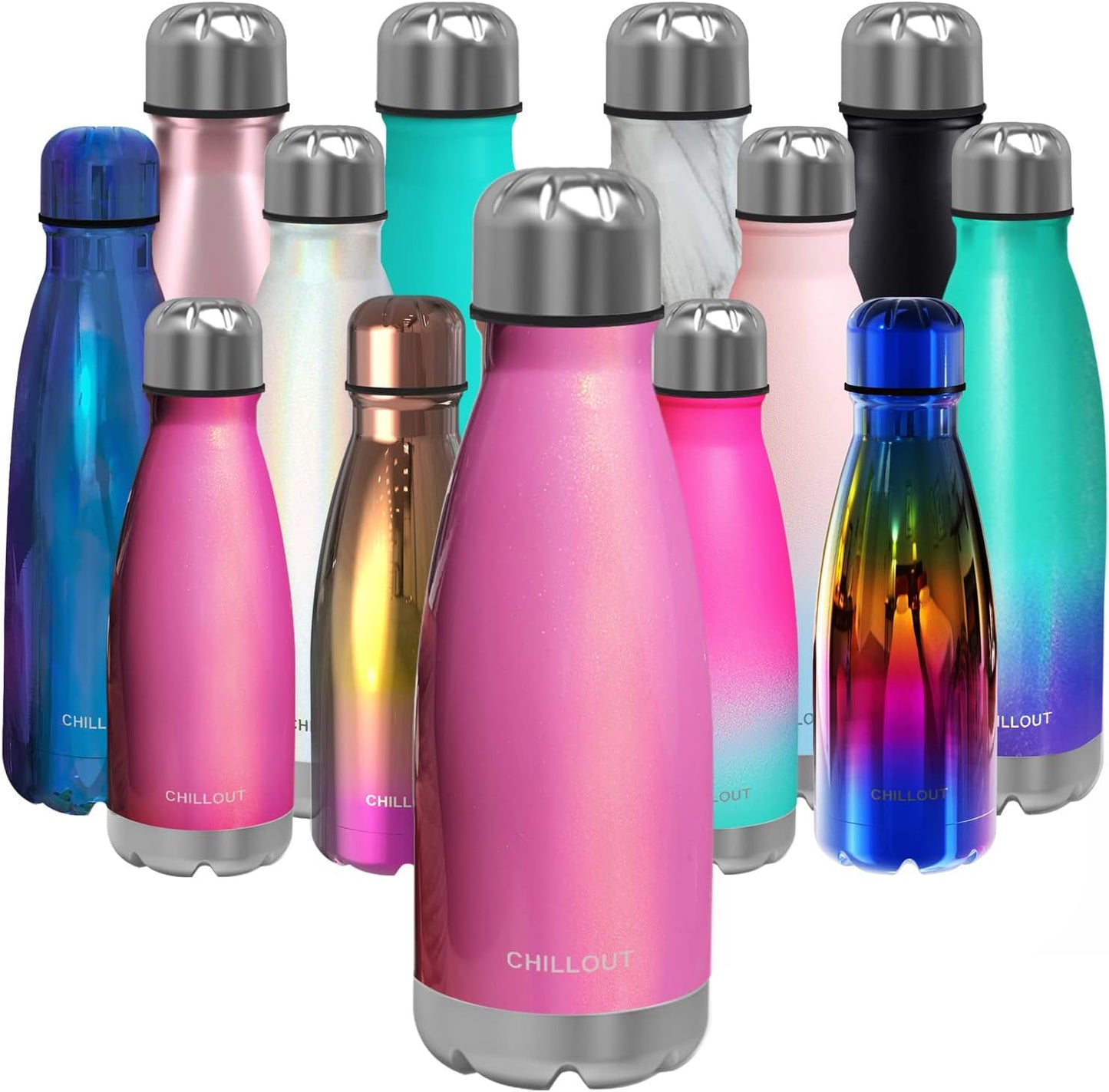 CHILLOUT LIFE Insulated Stainless Steel Water Bottle