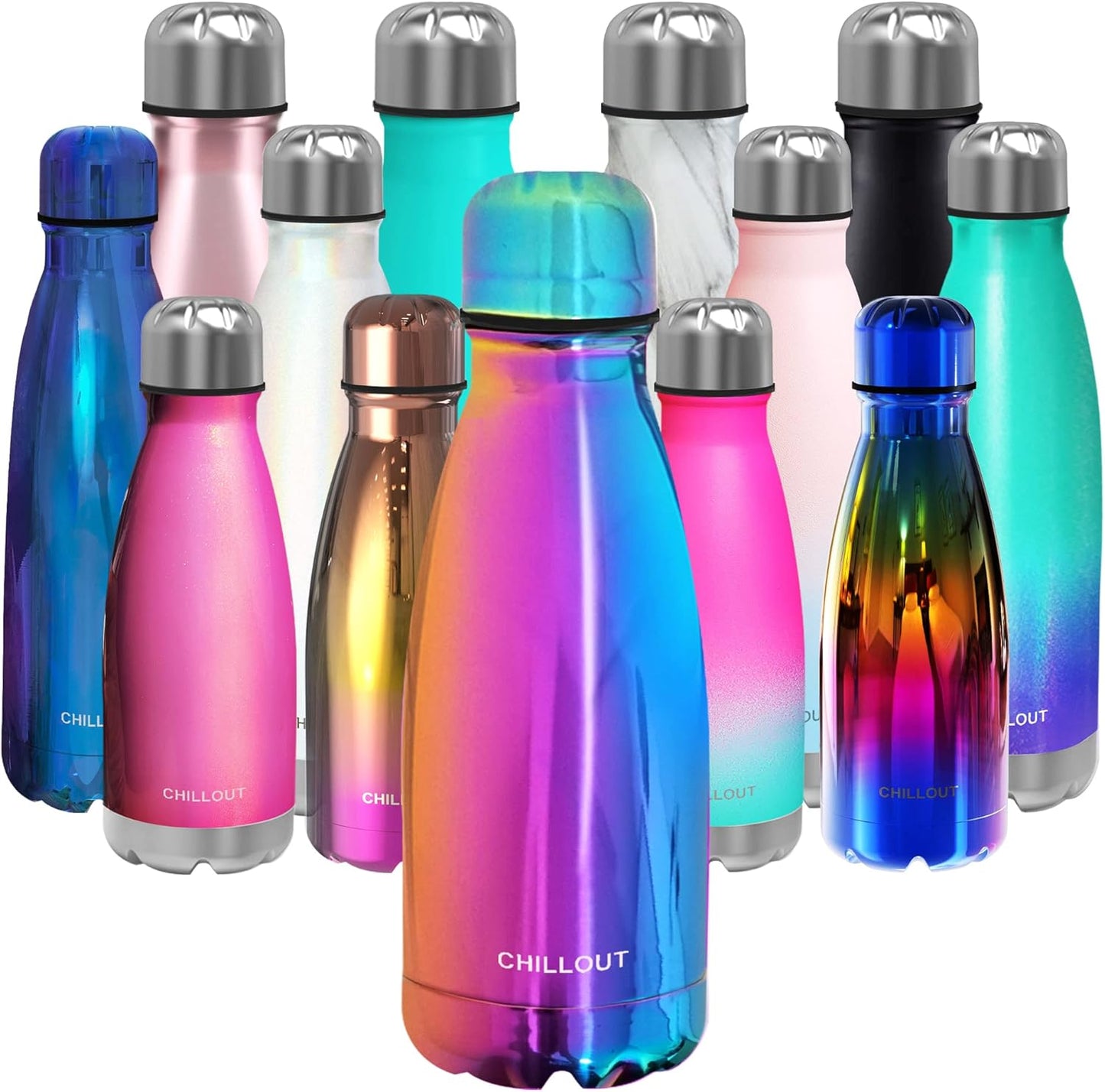 CHILLOUT LIFE Insulated Stainless Steel Water Bottle