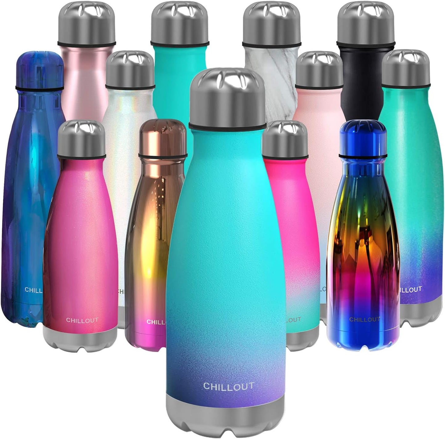 CHILLOUT LIFE Insulated Stainless Steel Water Bottle