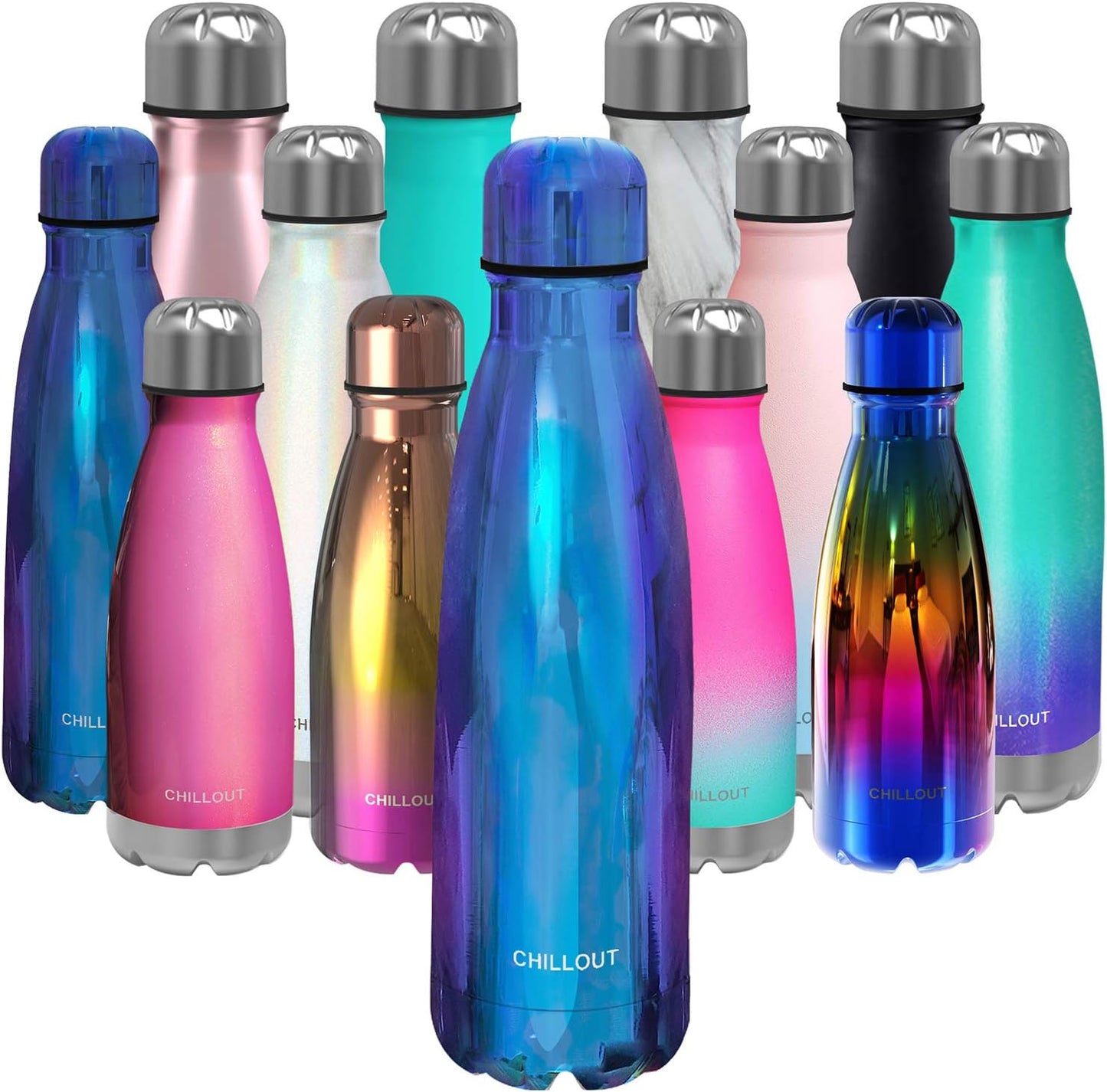 CHILLOUT LIFE Insulated Stainless Steel Water Bottle