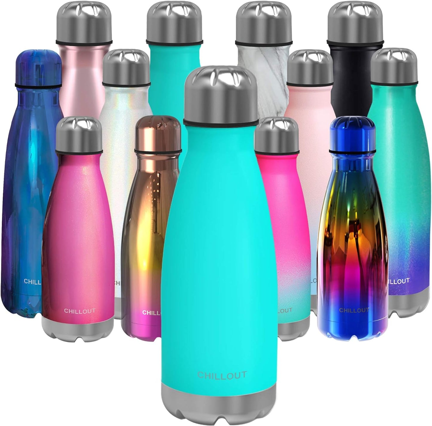 CHILLOUT LIFE Insulated Stainless Steel Water Bottle