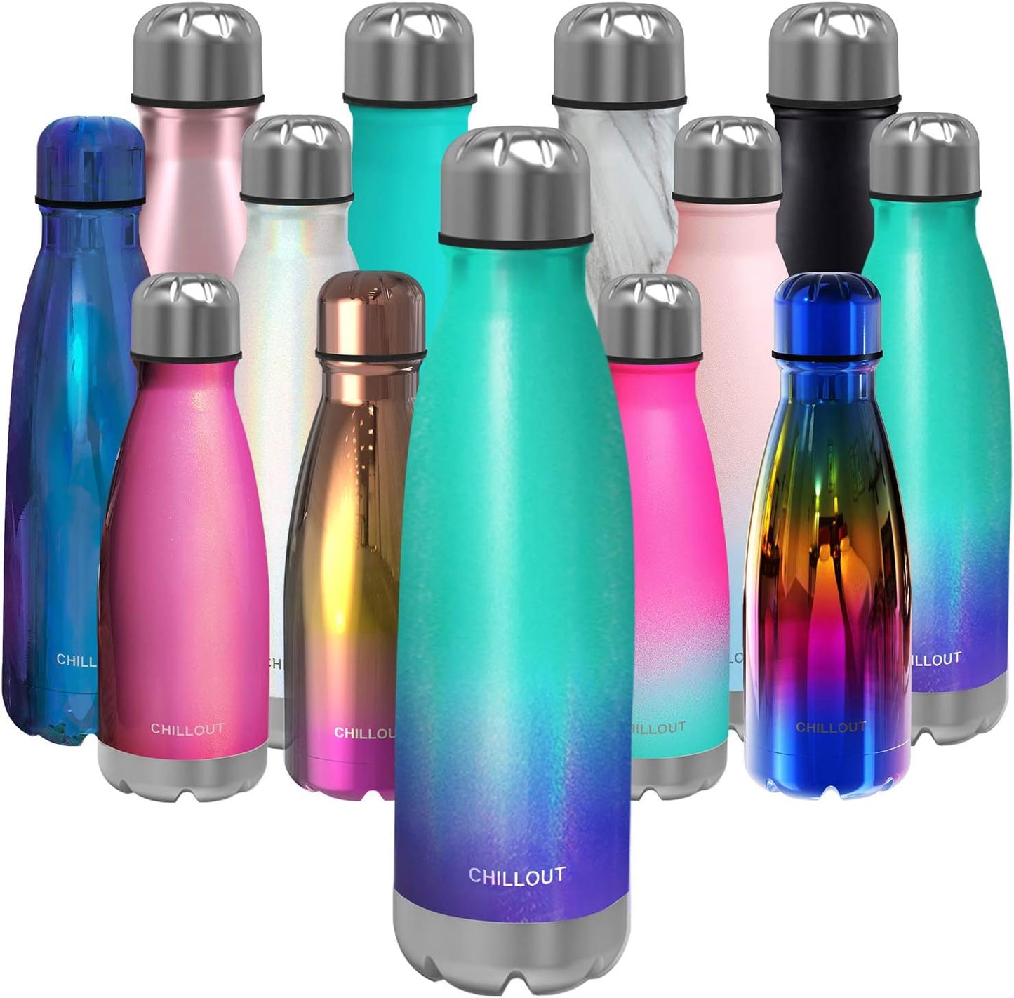 CHILLOUT LIFE Insulated Stainless Steel Water Bottle