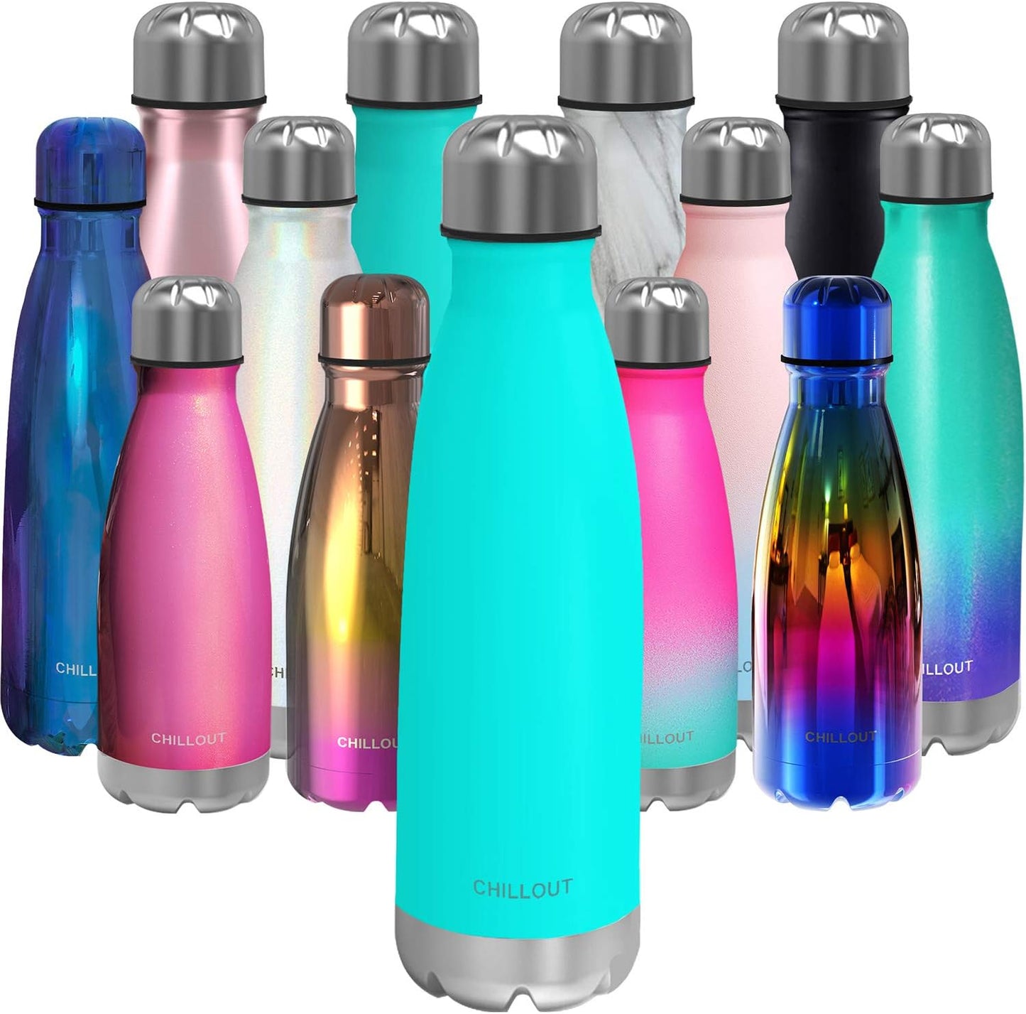 CHILLOUT LIFE Insulated Stainless Steel Water Bottle