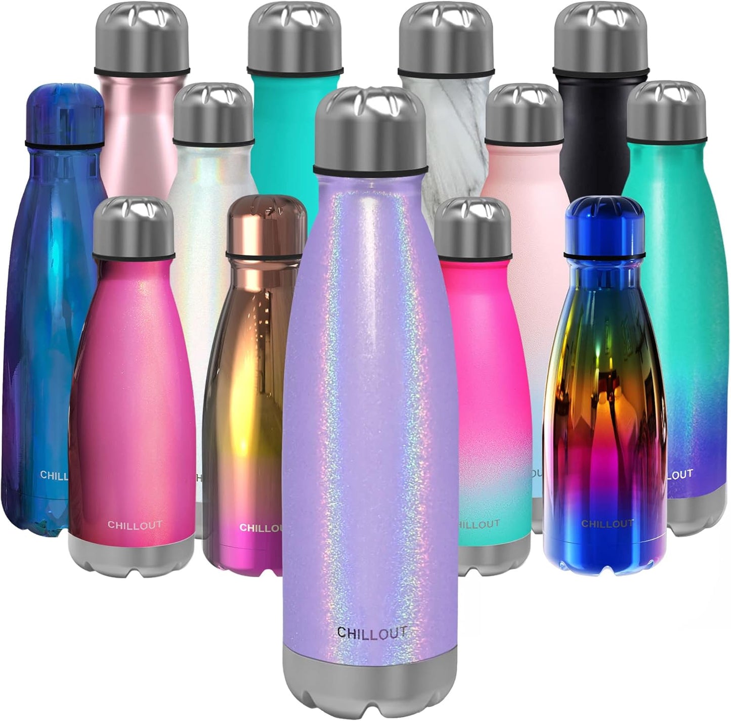 CHILLOUT LIFE Insulated Stainless Steel Water Bottle