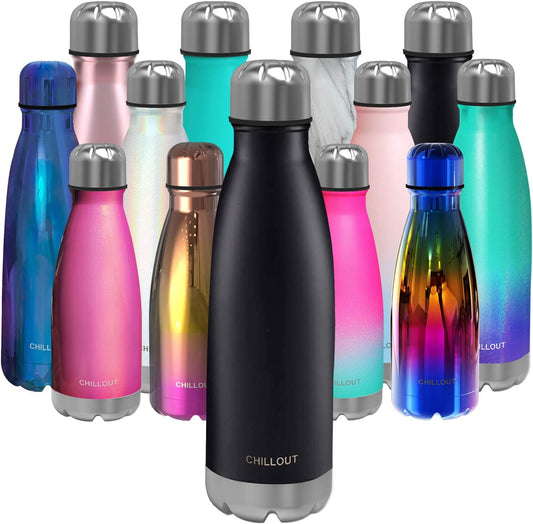 CHILLOUT LIFE Insulated Stainless Steel Water Bottle