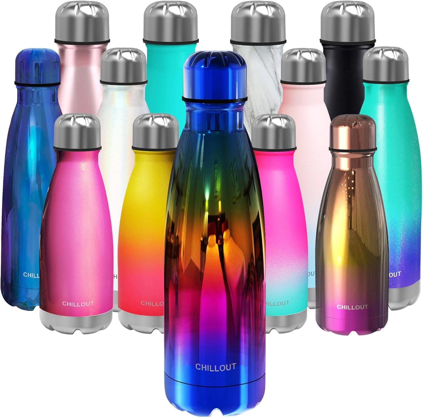 CHILLOUT LIFE Insulated Stainless Steel Water Bottle