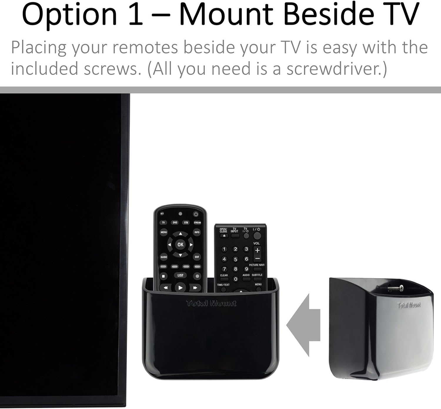 TotalMount Remote Control Holder