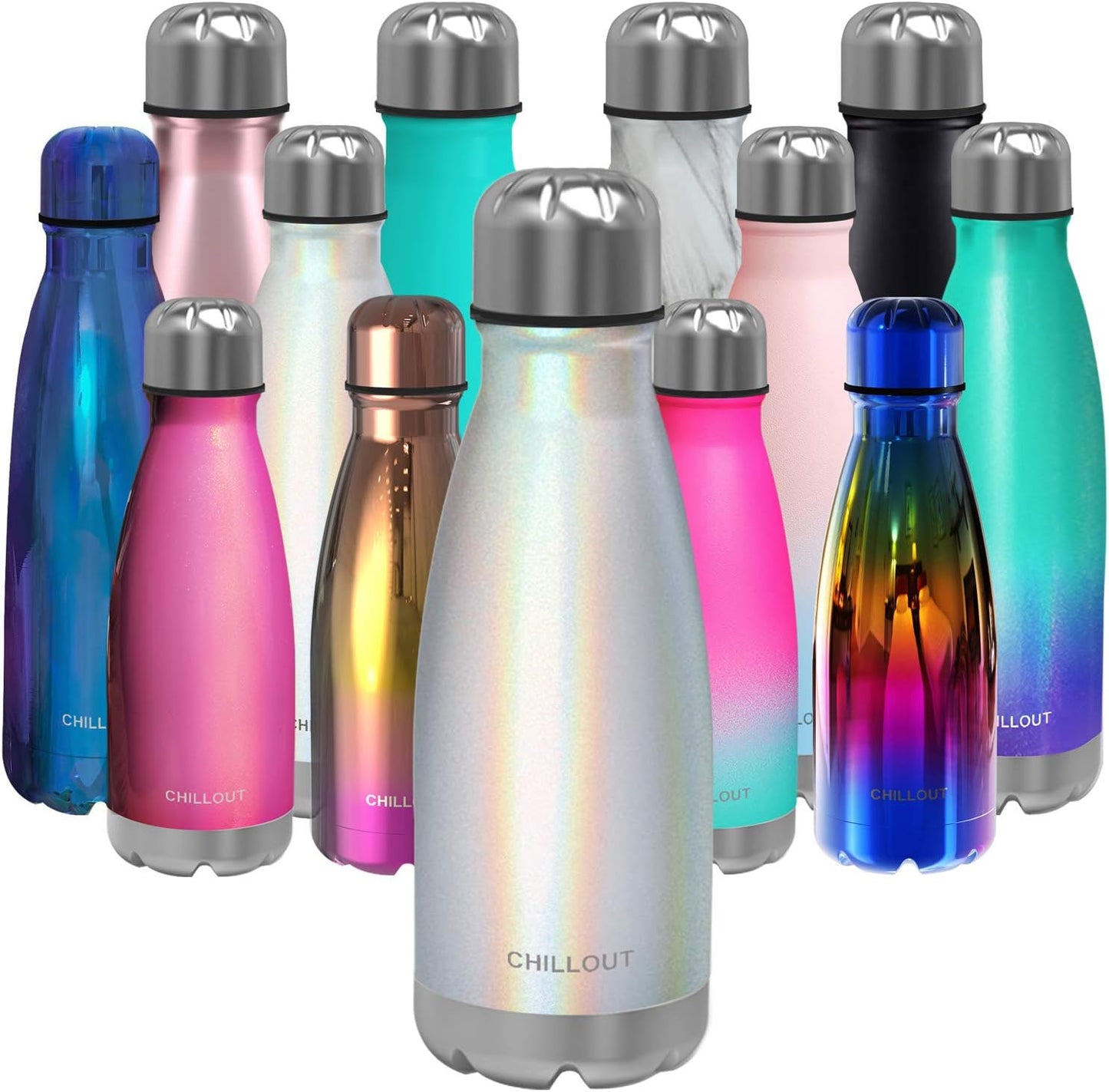 CHILLOUT LIFE Insulated Stainless Steel Water Bottle