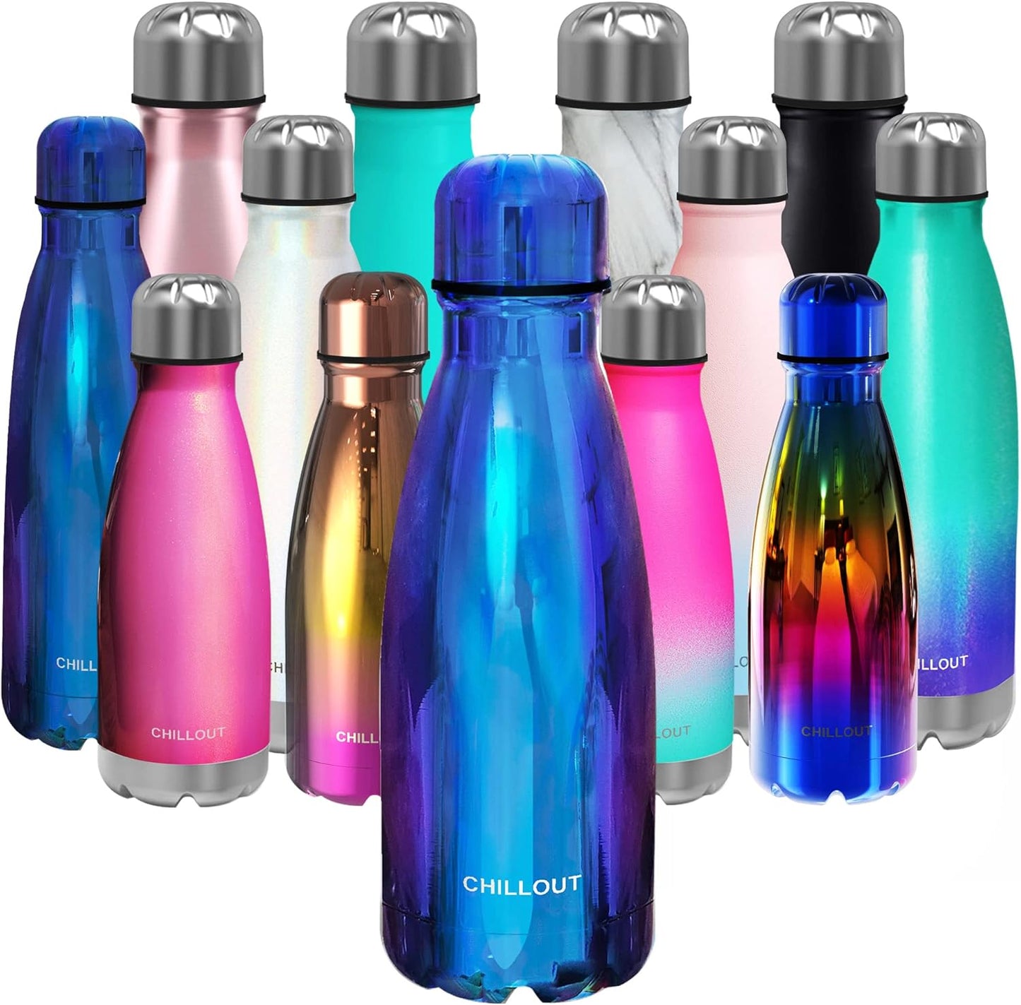 CHILLOUT LIFE Insulated Stainless Steel Water Bottle