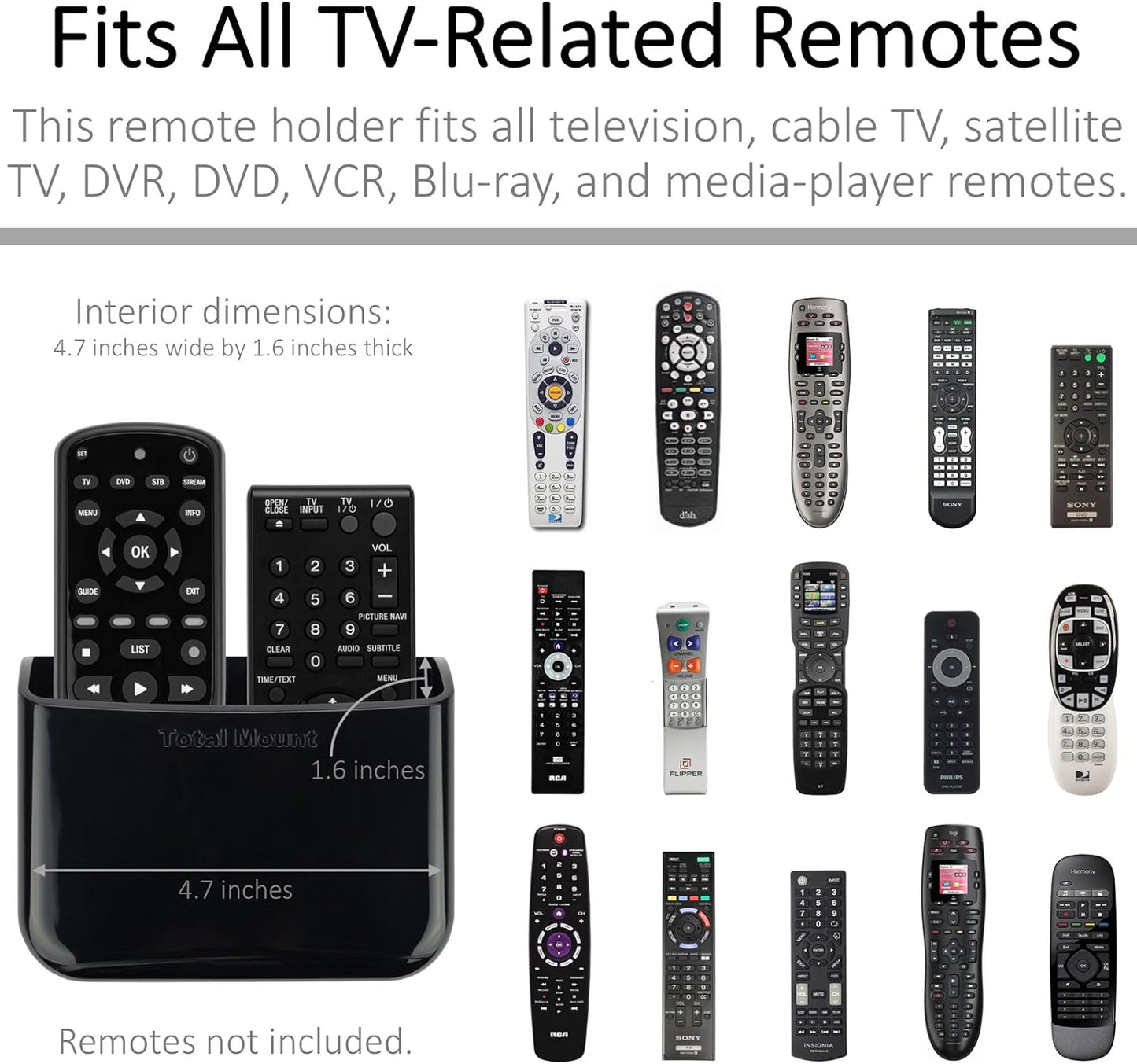 TotalMount Remote Control Holder