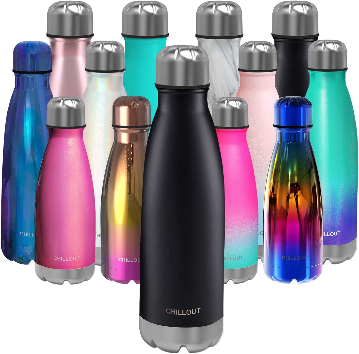 CHILLOUT LIFE Insulated Stainless Steel Water Bottle