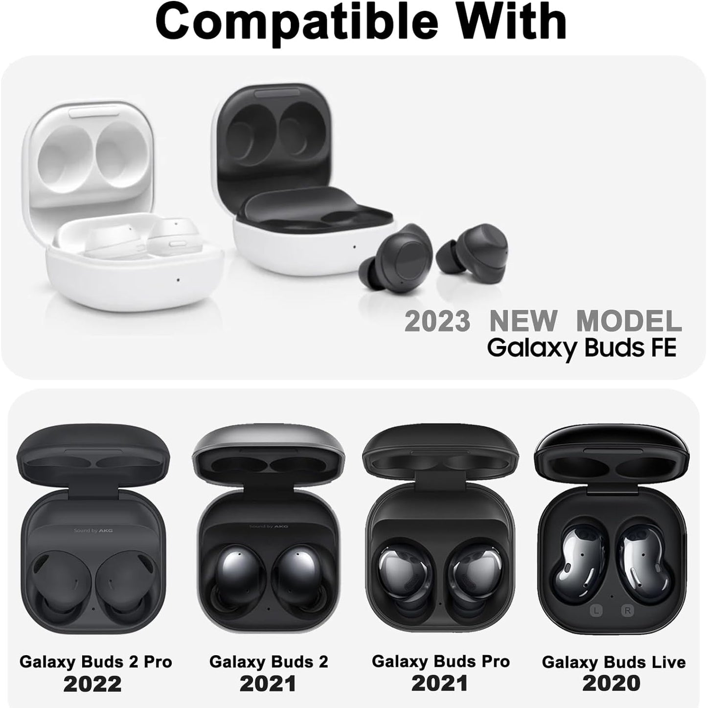 HALLEAST Protective Metal Case for Samsung Galaxy Buds